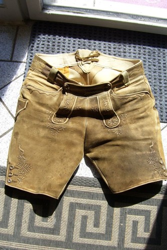 Hirschlederhose herren 54 - hirschlederhose, 52-54