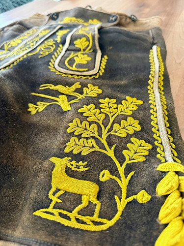 Alte hirschlederhose lederhose - alte,