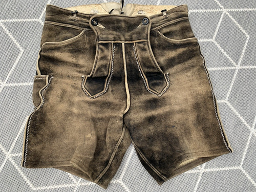 Alte kurze lederhose - kurze,