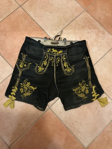 Alte bestickte lederhose - alte,