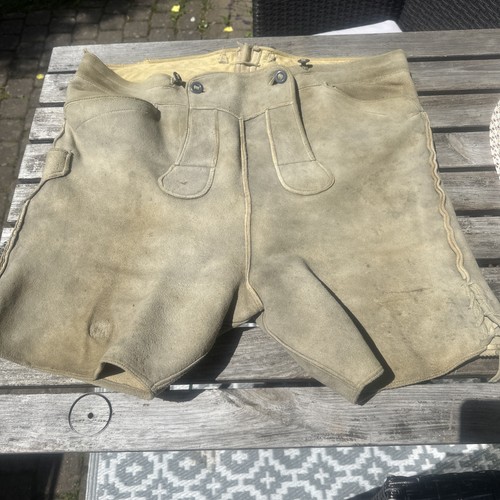 Blonde hirschlederhose xxxl - blonde,