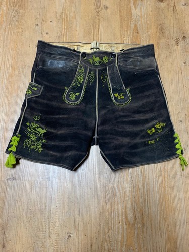 Alte bestickte lederhose aus - alte,