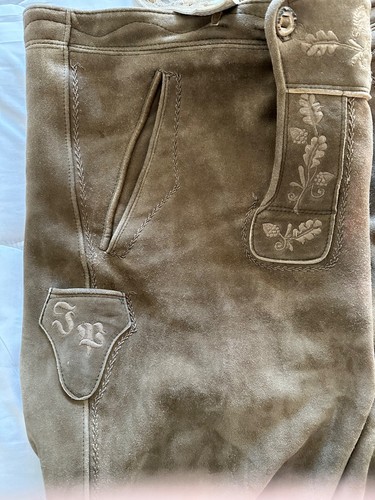 Echte hirschlederhose - echte,