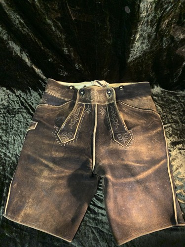 Kurze bestickte lederhose aus - kurze,