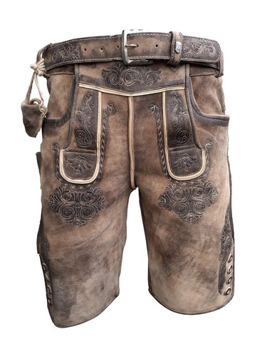 Kurze herren lederhose mit - herren,