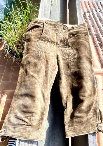 Trachten-Kniebund-Lederhose