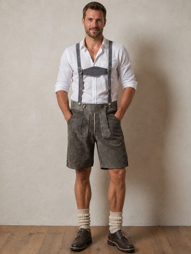 Lederhose kurz traditionell - kurz,