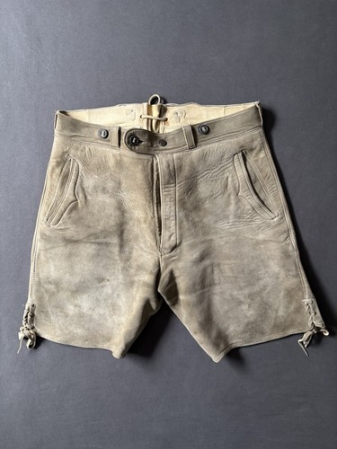 Hirschlederhose kurz herren - hirschlederhose,