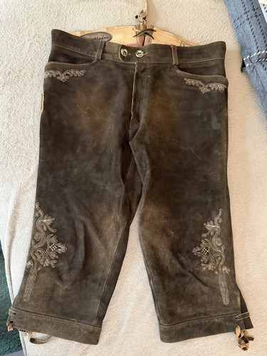 Hirschlederhose trachtenhose - hirschlederhose,