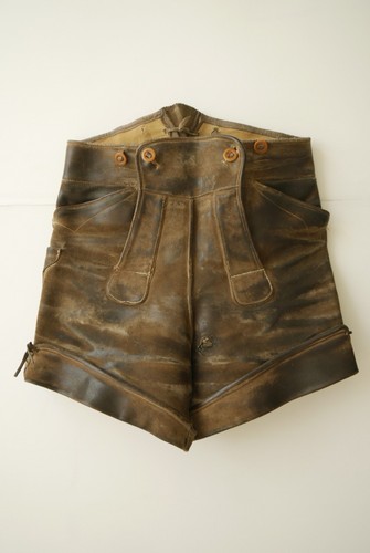 Kurze 50er lederhose - kurze,