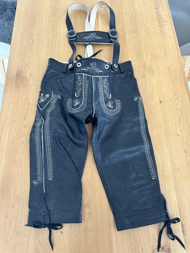 Trachtenlederhose hirschleder - trachtenlederhose,