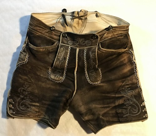 Kurze alte hirschlederhose - kurze,